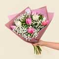 Ramo Tulipanes Rosa Pastel